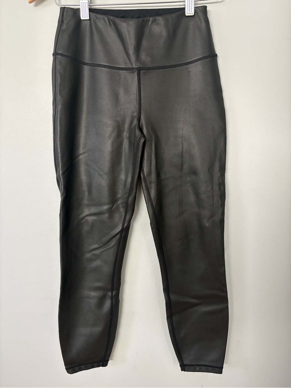 Sweaty Betty Black Faux Leather Leggings